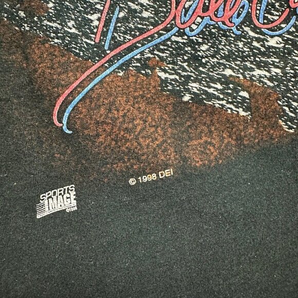 Vtg Dale Earnhardt Jr TShirt Pouring On The Power Double Sided 1998 Size XL - Picture 6 of 8